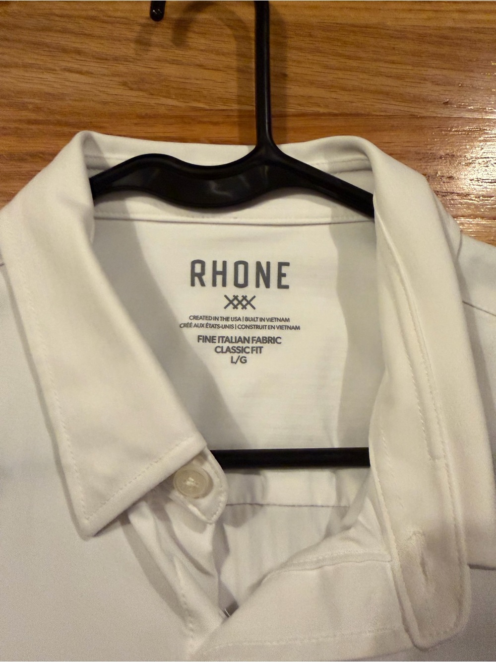 RHONE Commuter Performance white Dress Shirt - Men - Picture 2 of 3